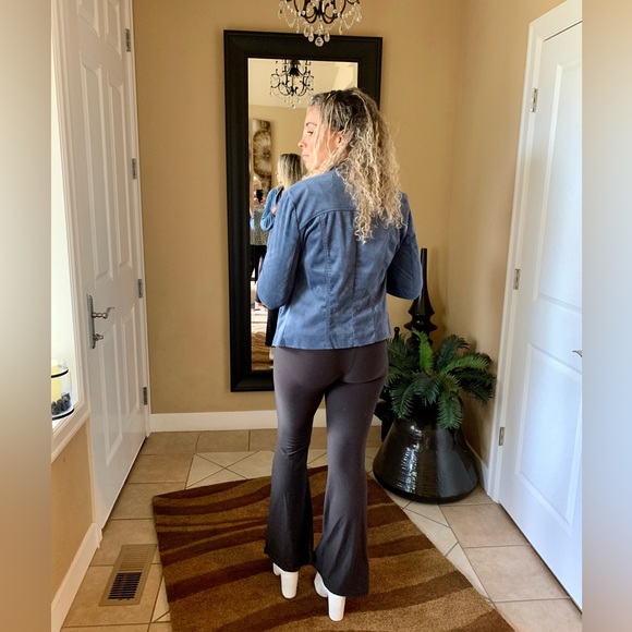 LN KUT FROM THE KLOTH JACKET. FEELS LIKE SUEDE BUT MACHINE WASH  & DRY. DARLING - Picture 4 of 10